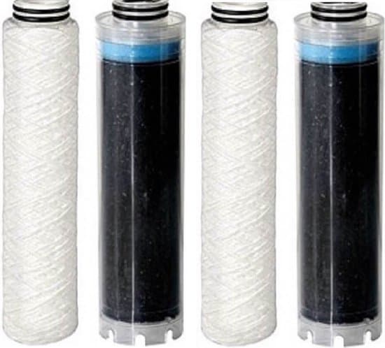 Regenwaterfilter vervangpatronen geschikt voor Honeywell - Resideo - Braukmann filter regenwaterfilter vervangpatronen - 2 x 2 STUKS - FF60 - FF40