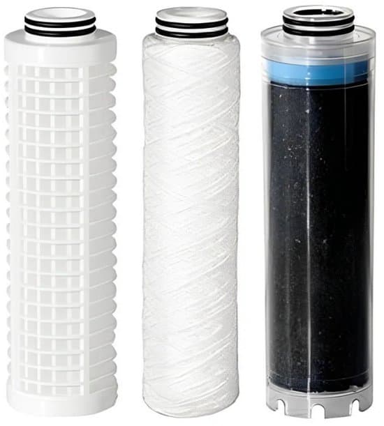 Vervangpatroon geschikt voor Honeywell - Braukmann - Resideo - FF60 triplex - vervangpatronen set regenwaterfilter - vervangfilterset